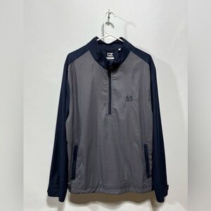 Cutter & Buck Men’s Notre Dame Stretch Eco Zip Quarter Zip Pullover‎ Size Large